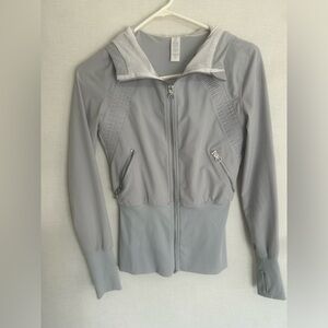 Ivivva Teens Light Gray Hooded Jacket